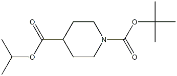 Methyl(ethyl) 1-tert-Butoxycarbonyl-Piperidine-4-carboxylate 구조식 이미지