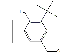 3,5-di-t-butyl-4-hydroxybenzaldehyde Structure