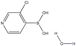 3-chloro-4-pyridine borronic acid hydrate Structure