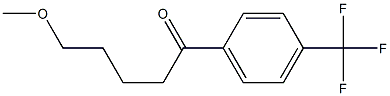 5-methoxy-1-(4-thifluoromethylphenyl)Pentanone 구조식 이미지
