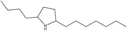 2-butyl-5-heptylpyrrolidine Structure