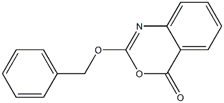 2-benzyloxy-4H-3,1-benzoxazin-4-one 구조식 이미지