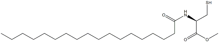 N-stearoyl cysteine methyl ester 구조식 이미지