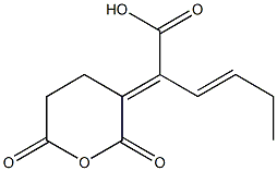 octa-3,5-diene-1,3,4-tricarboxylic acid anhydride Structure
