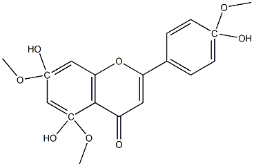 4',5,7-TRIMETHOXYAPIGENIN Structure