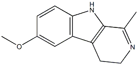 1-METHYL-6-METHOXY-3,4-DIHYDRO-BETA-CARBOLINE 구조식 이미지