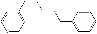 4-(5-Phenylpentyl)pyridine 구조식 이미지