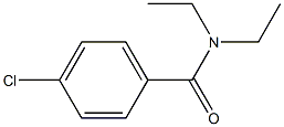 PARA-CHLORO-N,N-DIETHYLBENZAMIDE 구조식 이미지