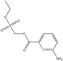 ETHYL-META-AMINOBENZOATEMETHANESULPHONICACID 구조식 이미지