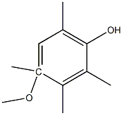 4-METHOXY-2,3,4,6-TETRAMETHYLPHENOL Structure