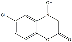 4-HYDROXY-6-CHLORO-1,4-BENZOXAZINONE 구조식 이미지