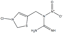 N2CHLOROTHIAZOL5YLMETHYLNNITROGUANIDINE Structure