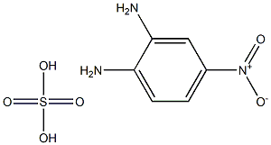 4-NITRO-ORTHO-PHENYLENEDIAMINESULFATE Structure