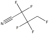 PENTAFLUOROBUTYRONITRILE 구조식 이미지