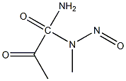 1-METHYL-2-ACETYL-1-NITROSOUREA Structure