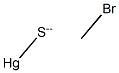 METHYLBROMIDEMERCURIMERCAPTIDE Structure