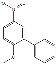 2-Methoxy-5-nitrobiphenyl 구조식 이미지