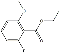 2-FLUORO-6-METHOXYBENZOIC ACID ETHYL ESTER Structure