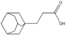 1-ADAMANTANEPROPIONIC ACID 구조식 이미지