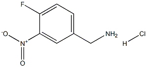 4-FLUORO-3-NITROBENZYLAMINE Hydrochloride 구조식 이미지