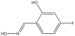 4-FLUORO-2-HYDROXYBENZALDEHYDE OXIME 구조식 이미지