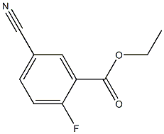 5-CYANO-2-FLUOROBENZOIC ACID ETHYL ESTER 구조식 이미지