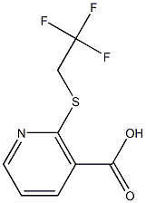 2-[(2,2,2-TRIFLUOROETHYL)THIO]NICOTINIC ACID 구조식 이미지