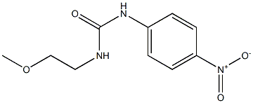 N-(2-METHOXYETHYL)-N''-(4-NITROPHENYL)UREA Structure