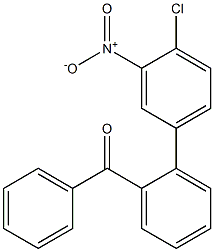 (4-CHLORO-3-NITROPHENYL)BENZOPHENONE 구조식 이미지