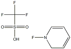 1-FLUORO PYRIDINE TRIFLUORO METHANESULFONATE Structure