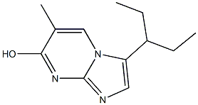 3-(1-ETHYLPROPYL)-6-METHYLIMIDAZO[1,2-A]PYRIMIDIN-7-OL Structure