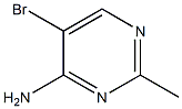 5-BROMO-2-METHYL-PYRIMIDIN-4-YLAMINE 구조식 이미지