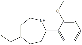 5-ETHYL-2-(2-METHOXYPHENYL)AZEPANE Structure