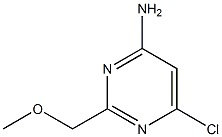 6-CHLORO-2-METHOXYMETHYL-PYRIMIDIN-4-YL-AMINE Structure