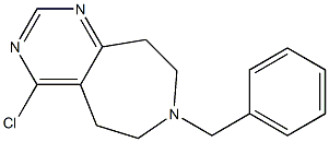 7-BENZYL-4-CHLORO-6,7,8,9-TETRAHYDRO-5H-PYRIMIDO[4,5-D]AZEPINE Structure