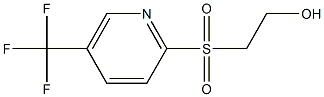 2-{[5-(trifluoromethyl)-2-pyridyl]sulfonyl}ethan-1-ol 구조식 이미지