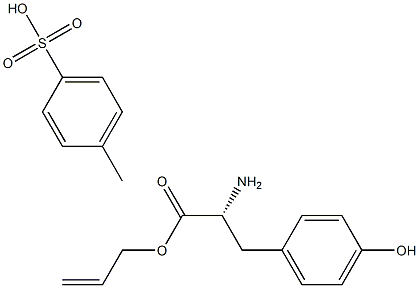 allyl (2R)-2-amino-3-(4-hydroxyphenyl)propanoate 4-toluenesulfonate Structure