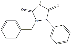 1-benzyl-5-phenylimidazolidine-2,4-dione Structure