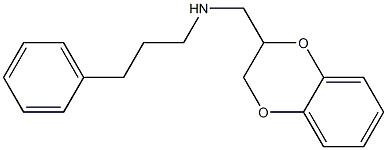 N-(2,3-dihydro-1,4-benzodioxin-2-ylmethyl)-3-phenyl-1-propanamine Structure