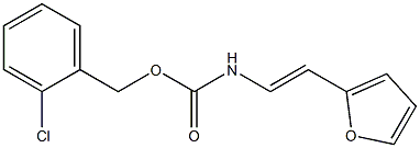 2-chlorobenzyl N-[2-(2-furyl)vinyl]carbamate Structure