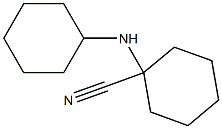 1-(cyclohexylamino)cyclohexane-1-carbonitrile Structure