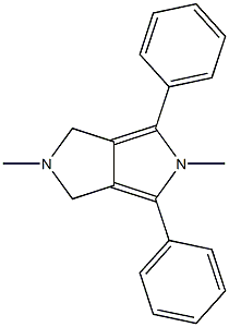 2,5-dimethyl-4,6-diphenyl-1,2,3,5-tetrahydropyrrolo[3,4-c]pyrrole 구조식 이미지