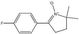 5-(4-fluorophenyl)-2,2-dimethyl-3,4-dihydro-2H-pyrrolium-1-olate Structure