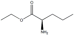 (R)-ethyl 2-aminopentanoate 구조식 이미지