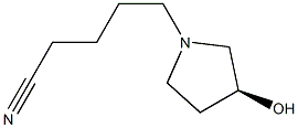 (S)-5-(3-hydroxypyrrolidin-1-yl)pentanenitrile 구조식 이미지