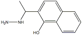 1-(1-(1-hydroxynaphthalen-2-yl)ethyl)hydrazine Structure