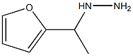 1-(1-(furan-2-yl)ethyl)hydrazine 구조식 이미지