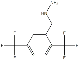 1-(2,5-bis(trifluoromethyl)benzyl)hydrazine 구조식 이미지