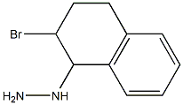 1-(2-bromo-1,2,3,4-tetrahydronaphthalen-1-yl)hydrazine Structure