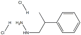 1-(2-phenylpropyl)hydrazine dihydrochloride 구조식 이미지